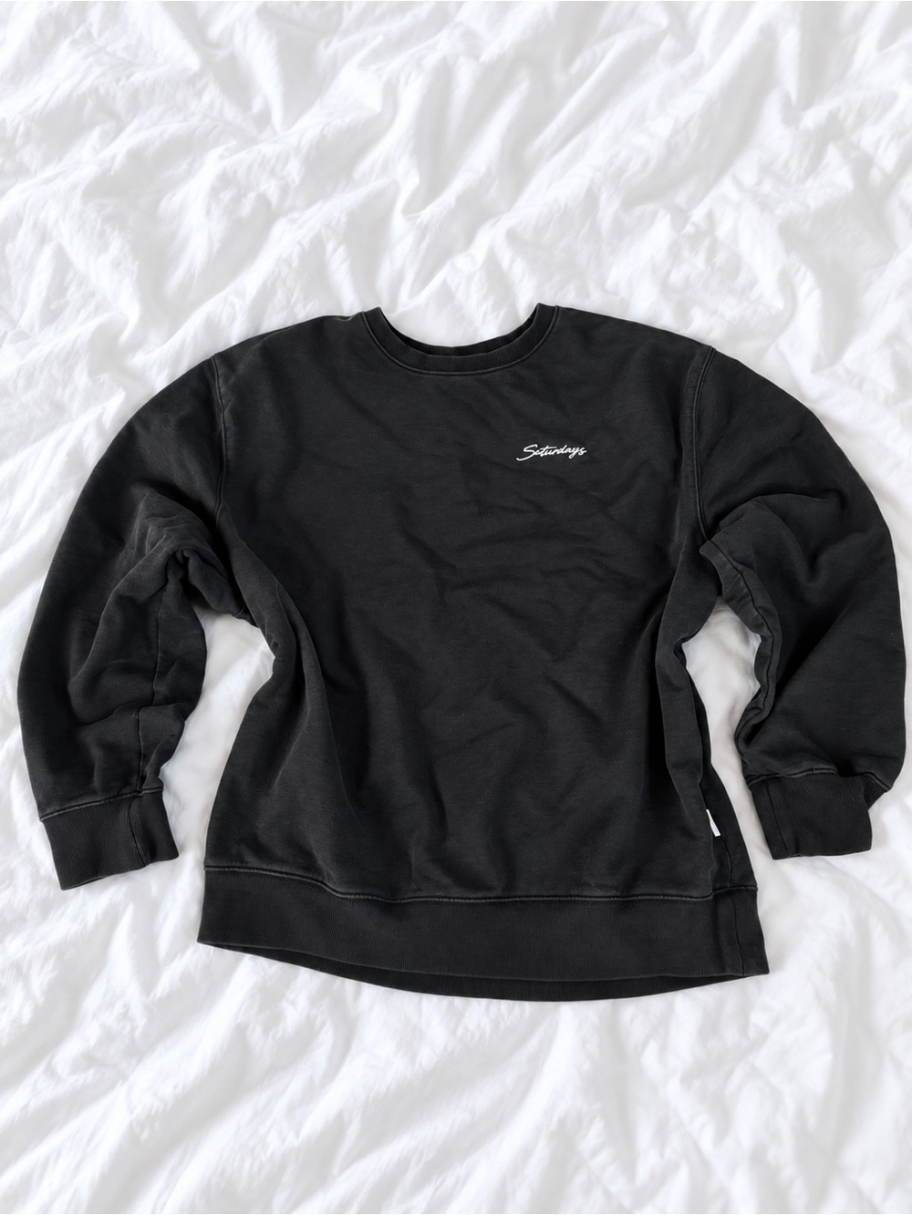 Saturdays New York City Black Crewneck Sweatshirt